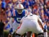 Florida Gators linebacker Ventrell Miller lines up against Auburn - 1280x853