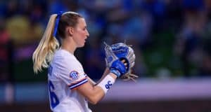 Katie Chronister pitches for the Florida Gators in 2020 - 1280x854