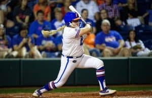 Florida Gators catcher Julia Cottrill hits in 2020 - 1280x854