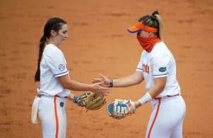 Florida Gators softball RHP Elizabeth Hightower pitches in 2021- 1280x853