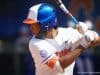 Florida Gators softball player Cheyenne Lindsey bats in 2021 - 1280x854