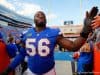 Florida Gators defensive lineman Tedarrell Slaton goes to the locker room after the 2019 Vanderbilt game - 1280x854