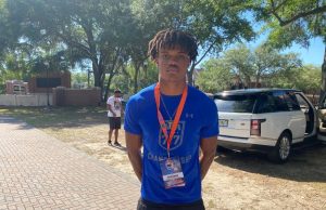 2022 receiver Jayden Gibson at Florida's cookout- 875x656