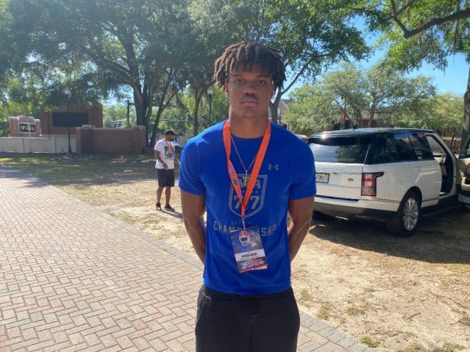 2022 receiver Jayden Gibson at Florida's cookout- 875x656