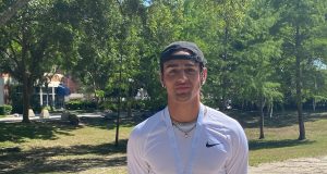 2023 receiver Ashton Cozart visiting the Florida Gators- 900x675