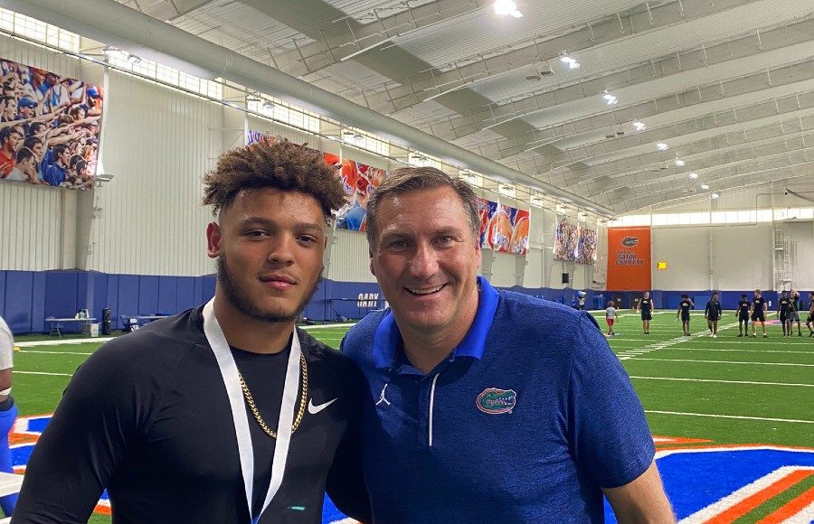 2023 receiver Brandon Innis visiting the Florida Gators-900x888