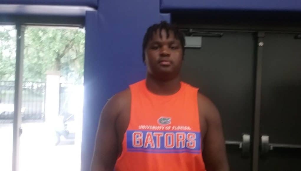 Defensive lineman Stantavious Smith visiting the Florida Gators-1280x720