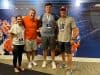 Offensive lineman Preston Cushman with Florida Gators head coach Dan Mullen-1000x776