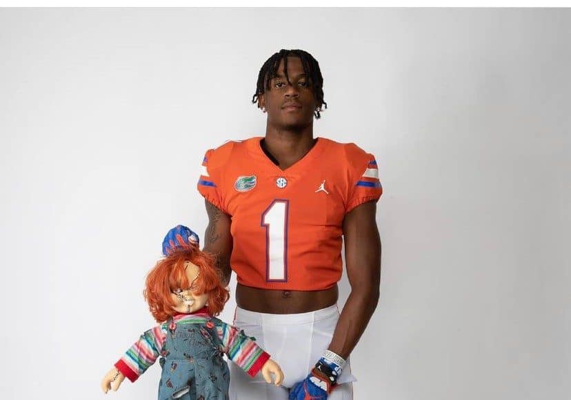 Receiver commit Isaiah Bond on his Florida Gators official visit- 828x1046