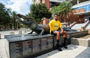 Florida Gators defensive back commit Jamarrien Burt at FNL-1024x683