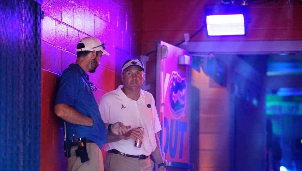 Dan Mullen in the Swamp before the Alabama game-1280x852