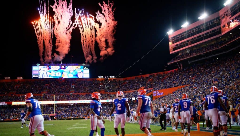 Fireworks after the Florida Gators defeated Tennessee in the Swamp on Saturday night-1280x853