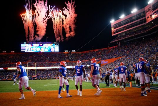 Fireworks after the Florida Gators defeated Tennessee in the Swamp on Saturday night-1280x853