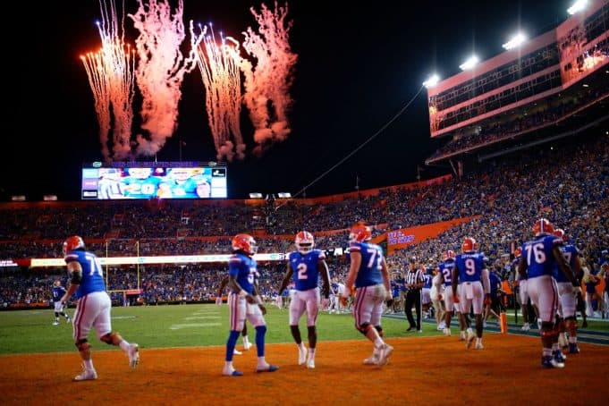 Fireworks after the Florida Gators defeated Tennessee in the Swamp on Saturday night-1280x853