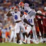 Florida Gators linebacker Khris Bogle and defensive back Kaiir Elam against FAU-1280x853