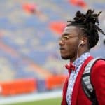 Florida Gators quarterback Emory Jones at Gator Walk before the Tennessee game-1280x853