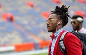 Florida Gators quarterback Emory Jones at Gator Walk before the Tennessee game-1280x853