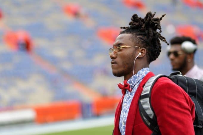 Florida Gators quarterback Emory Jones at Gator Walk before the Tennessee game-1280x853