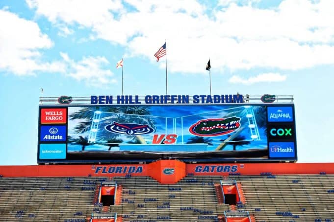 The Florida Gators enter the Swamp ahead of the FAU game-1280x853