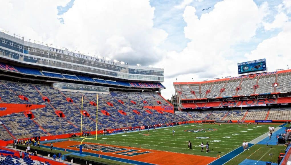 The Swamp before the Florida Gators took on the Alabama Crimson Tide-1280x853