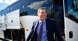 Florida Gators head coach Dan Mullen at Gator Walk before the Georgia game-1280x853