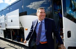 Florida Gators head coach Dan Mullen at Gator Walk before the Georgia game-1280x853