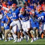 Florida Gators linebacker Mohamoud Diabate and Rashad Torrence against Georgia- 1280x854