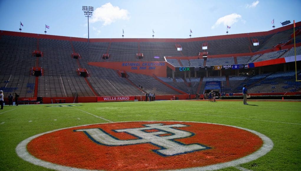 Florida Gators logo for the 2021 homecoming game against Vanderbilt-1280x853