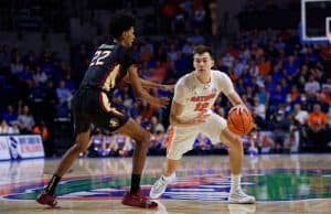 Florida Gators forward Colin Castleton against FSU in 2021- 1280x853