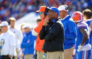 Florida Gators interim head coach Greg Knox during the FSU game- 1280x853