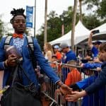 Florida Gators quarterback Emory Jones at Gator Walk before the Samford game-1280x853
