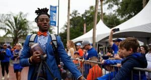 Photo Gallery: Gator Walk before Florida Gators vs. Samford Florida Gators quarterback Emory Jones at Gator Walk before the Samford game-1280x853