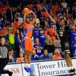 Florida Gators guard Tyree Appleby shoots against Vanderbilt-1280x1024