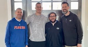 Tight end Hayden Hansen in-home visit with Florida-1280x1163