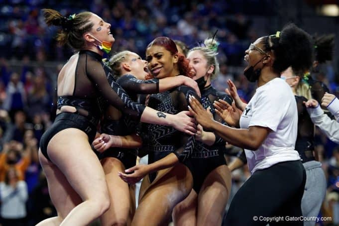 University of Florida Gators gymnast Nya Reed- 1024x682