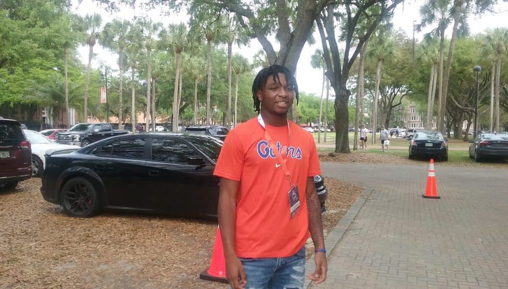 Tight end Javonte Vereen visiting the Florida Gators-1280x720