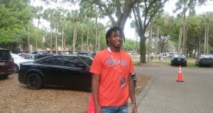 Tight end Javonte Vereen visiting the Florida Gators-1280x720