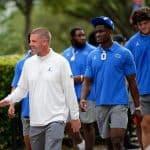 Florida Gators head coach Billy Napier at the Spring Game-1280x1024