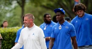 Florida Gators head coach Billy Napier at the Spring Game-1280x1024