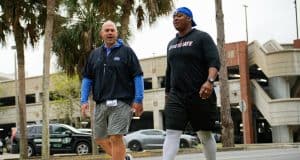 Florida Gators offensive line coaches Rob Sale and Darnell Stapleton.- 1280x853