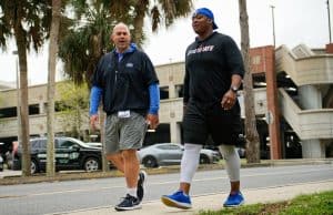 Florida Gators offensive line coaches Rob Sale and Darnell Stapleton.- 1280x853