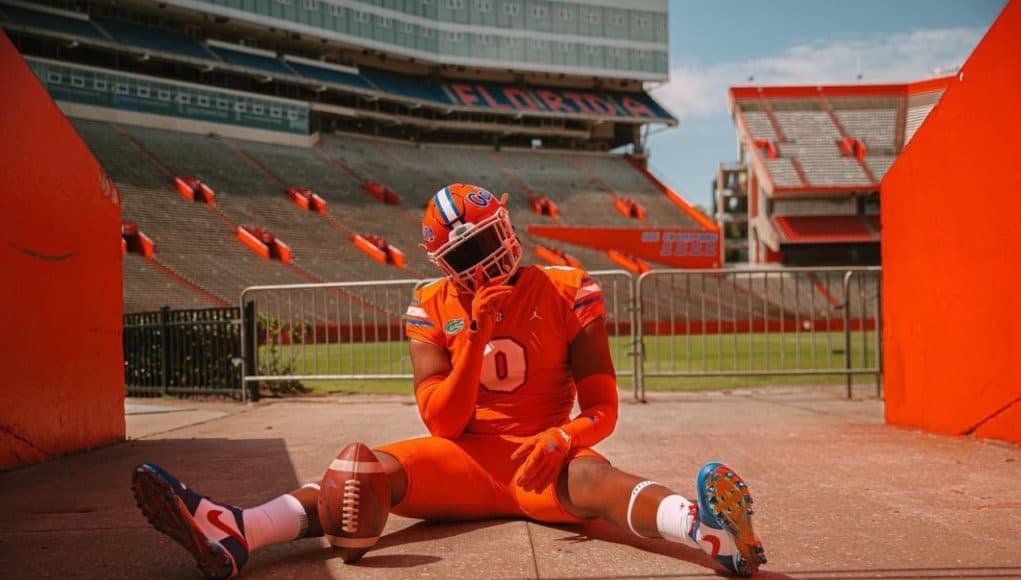 Defensive lineman Derrick LeBlanc on his official visit.- 1280x854