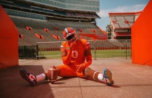 Defensive lineman Derrick LeBlanc on his official visit.- 1280x854