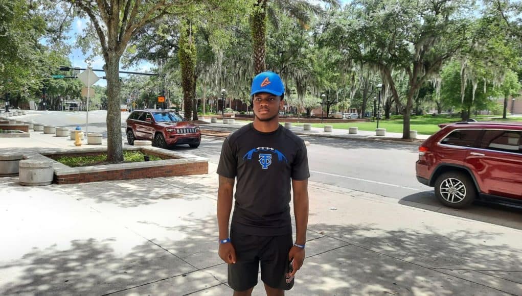 Running back Treyaun Webb on his official visit to Florida- 1280x720