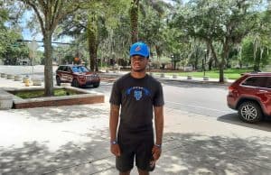 Running back Treyaun Webb on his official visit to Florida- 1280x720