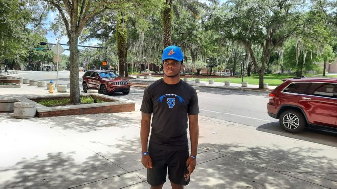 Running back Treyaun Webb on his official visit to Florida- 1280x720