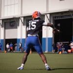 Quarterback Anthony Richardson throws during fall camp 2022-1280x839