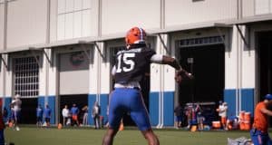 Quarterback Anthony Richardson throws during fall camp 2022-1280x839