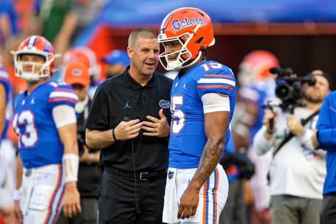 Florida Gators head coach Billy Napier and quarterback Anthony Richardson- 1280x853