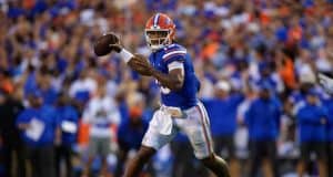 Florida Gators quarterback Anthony Richardson throws against Utah.-1280x853
